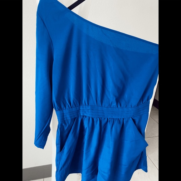 Blue romper off shoulder - Picture 1 of 1
